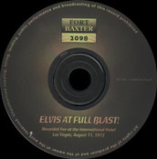 Elvis At Full Blast ! - Elvis Presley Bootleg CD