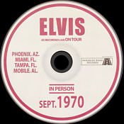 Elvis In Person - Sept. 1970 - Elvis Presley Bootleg CD