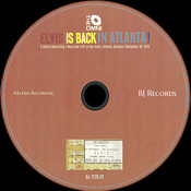 Elvis Is Back In Atlanta - Elvis Presley Bootleg CD