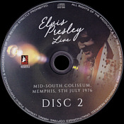 Elvis Presley Live, Mid-South Coliseum, Memphis, 1976 - Elvis Presley Bootleg CD