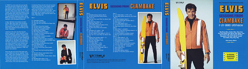 Elvis Sessions From Clambake - Elvis Presley Bootleg CD