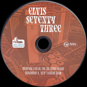 Elvis Seventy Three - Elvis Presley Bootleg CD