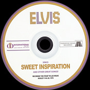 Elvis Sings Sweet Inspiration And Other Great Songs - Elvis Presley Bootleg CD