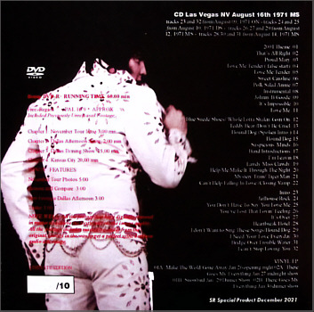 Elvis Special 1971 - Special Edition (EP/CD/DVD) - Elvis Presley Bootleg CD