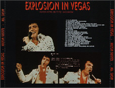 Explosion In Vegas - Elvis Presley Bootleg CD