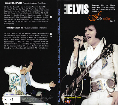 First In Line Vol. 2 - Elvis Presley Bootleg CD