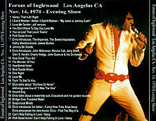 Forum Of Ingelwood - Elvis Presley Bootleg CD