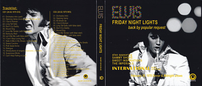 Friday Night Lights back by popular request - Elvis Presley Bootleg CD - Elvis Presley Bootleg CD