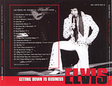 Getting Down To Business - Elvis Presley Bootleg CD