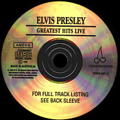 Greatest Hits Live (Chartbusters) - Elvis Presley Bootleg CD