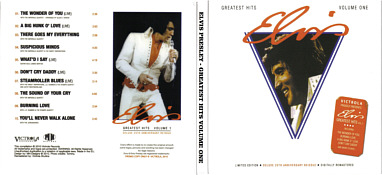 Greatest Hits Volume 1 -  Elvis Presley Bootleg CD