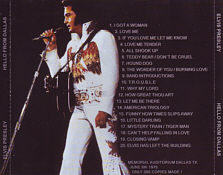 Hello From Dallas - Elvis Presley Bootleg CD