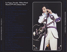 Hilton Showroom Vol. 5 - Elvis Presley Bootleg CD