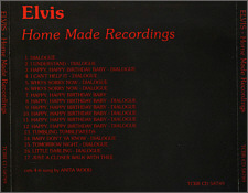 Home Made Recordings - Elvis Presley Bootleg CD