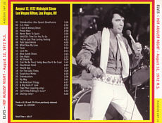 Hot August Night - Elvis Presley Bootleg CD