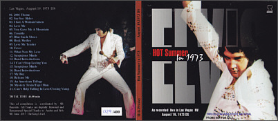 Hot Summer In 1973 - Elvis Presley Bootleg CD