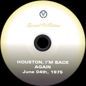 Houston I'm Back Again (Special CD Edition) - Elvis Presley Bootleg CD