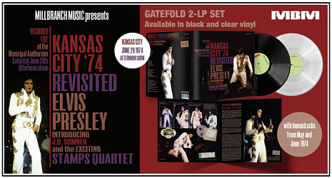 Kansas City '74 Revisited - Recorded Live at the Municipal Auditorium - Saturday June 29th - Afternoon Show (Millbranch LP/CD) - Elvis Presley Bootleg CD