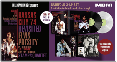 Kansas City '74 Revisited - Recorded Live at the Municipal Auditorium - Saturday June 29th - Evening Show (Millbranch LP/CD) - Elvis Presley Bootleg CD