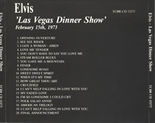 Las Vegas Dinner Show - Elvis Presley Bootleg CD