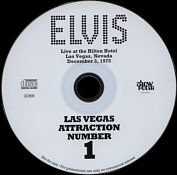 Las Vegas Attraction Number 1 - Elvis Presley Bootleg CD