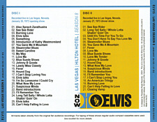 Las Vegas Season 8 -  January 26 OS / 27 DS - Elvis Presley Bootleg CD