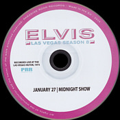 Las Vegas Season 8 - January 27 MS / 28 MS - Elvis Presley Bootleg CD