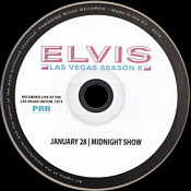 Las Vegas Season 8 - January 27 MS / 28 MS - Elvis Presley Bootleg CD