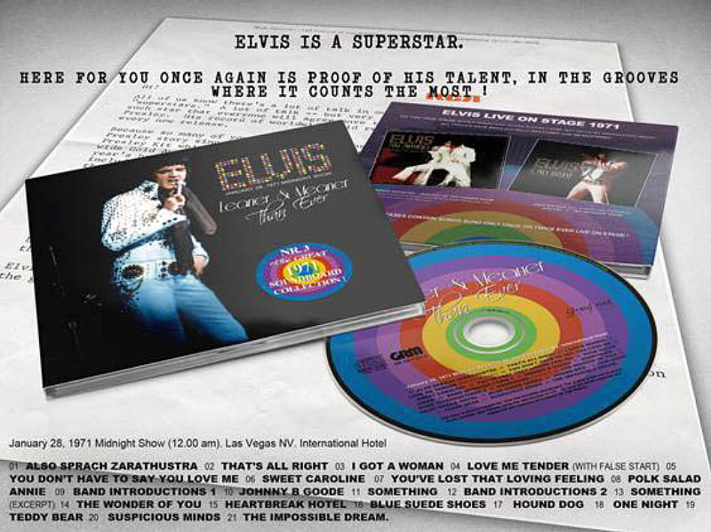 Leaner & Meaner Than Ever - Elvis Presley Bootleg CD