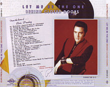 Let Me Be The One (Behind Closed Doors) - Elvis Presley Bootleg CD