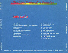 Little Darlin' - Elvis Presley Bootleg CD