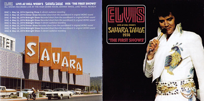 Live at Dell Webb's Sahara Tahoe 1974 - The First Shows - Elvis Presley Bootleg CD
