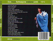 Live from Fort Wayne - Elvis Presley Bootleg CD