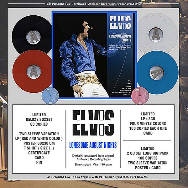 Lonesome August Nights - Elvis Presley Bootleg CD - Elvis Presley Bootleg CD