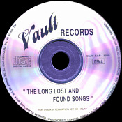 Long Lost And Found Songs - Elvis Presley Bootleg CD