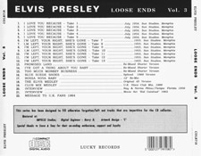 Loose Ends Vol.3 - Elvis Presley Bootleg CD