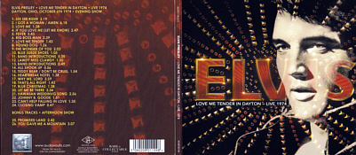 Love Me Tender In Dayton - Live 1974  - Elvis Presley Bootleg CD