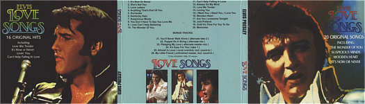 Love Songs - Elvis Presley Bootleg CD