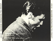 Loving You Recording Sessions - Elvis Presley Bootleg CD