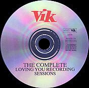 Loving You Recording Sessions - Elvis Presley Bootleg CD
