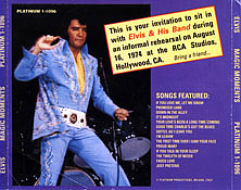 Magic Moments - Elvis Presley Bootleg CD