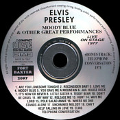 Moody Blue & Other Great Performances - Elvis Presley Bootleg CD