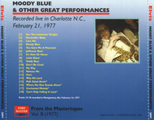 Moody Blue & Other Great Performances - Elvis Presley Bootleg CD