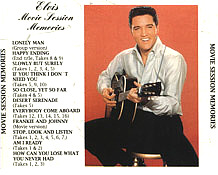 Movie Session Memories - Elvis Presley Bootleg CD