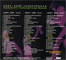 Next - Stop Fayetteville - Elvis Presley Bootleg CD
