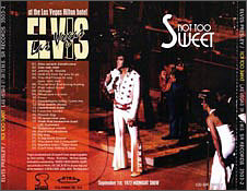 Not Too Sweet - Elvis Presley Bootleg CD