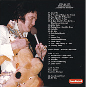 Ol' Swivel Hips Still Wovs' Em (April - May 1977) (LP CD Version) - Elvis Presley Bootleg CD