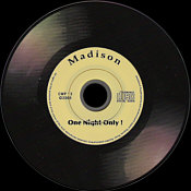 One Night Only! (Madison) - Elvis Presley Bootleg CD