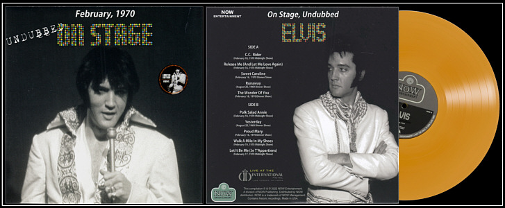 On Stage - Undubbed (LP / CD) - Elvis Presley Bootleg CD