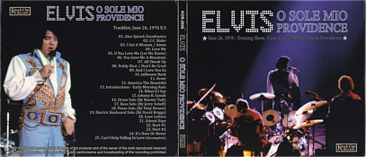 O Sole Mio Providence - Elvis Presley Bootleg CD